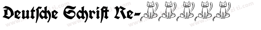 Deutsche Schrift Re字体转换